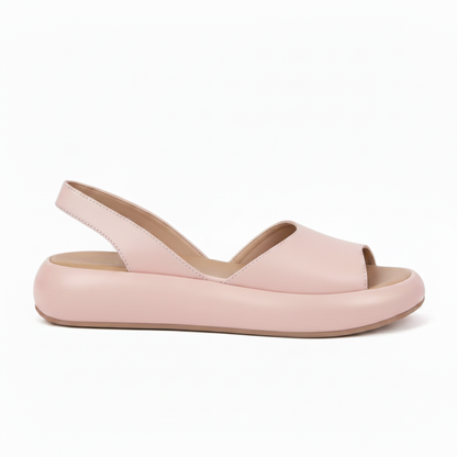 Elisabetta sandali donna con plateau arrotondato e cinturino elastico, foto 4