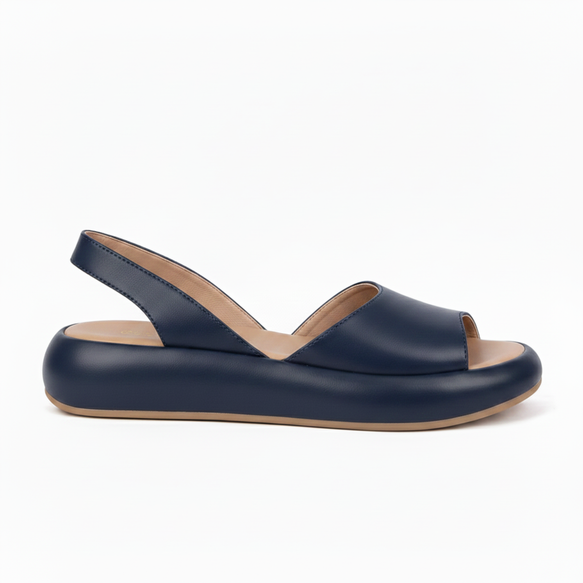 Elisabetta sandali donna con plateau arrotondato e cinturino elastico, foto 7