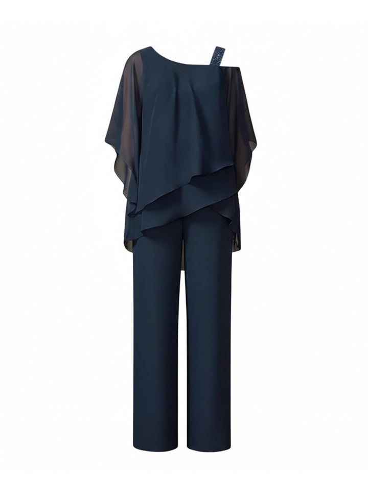 Nicoletta | Completo con top a spalla scesa