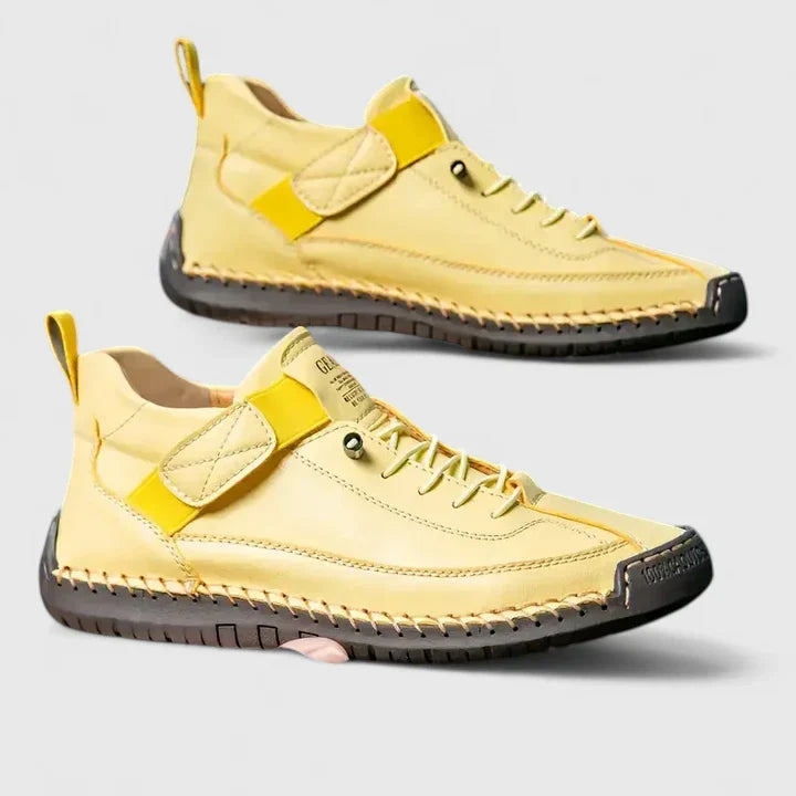 Eufemia sneakers donna con lacci, cinturino a strappo e cuciture a vista, foto 6