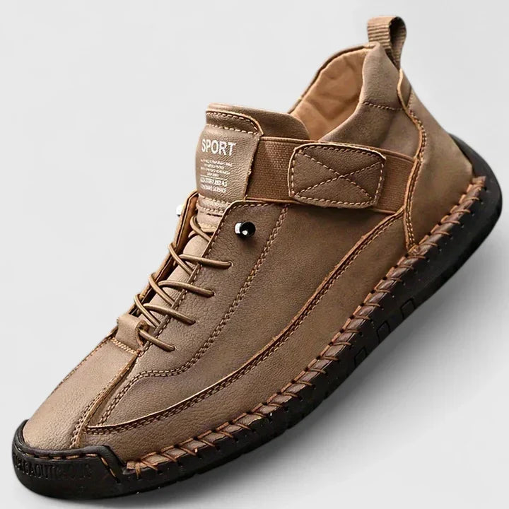 Eufemia sneakers donna con lacci, cinturino a strappo e cuciture a vista, foto 9