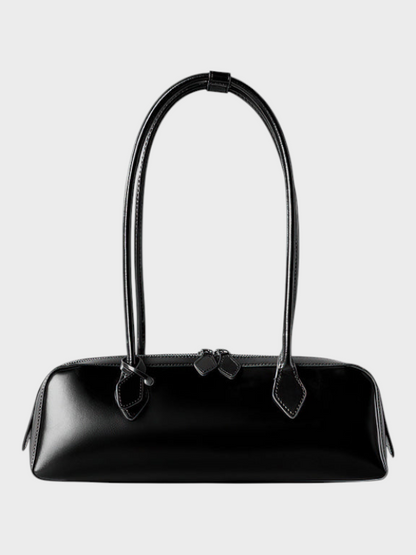 Fiammetta borsa a spalla donna in pelle con doppia zip, foto 1