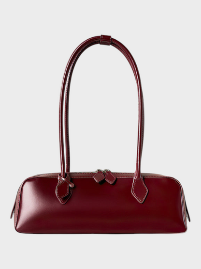 Fiammetta borsa a spalla donna in pelle con doppia zip, foto 2