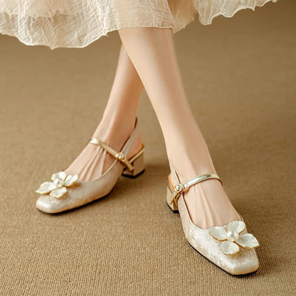 Maria Apollonia | Slingback Donna con Tacco Largo
