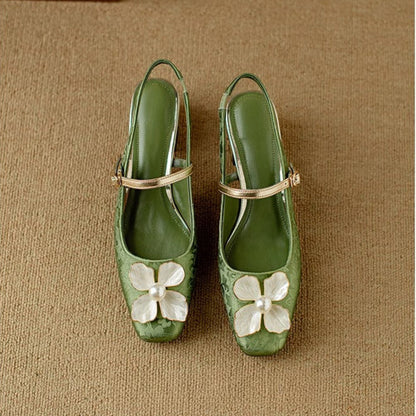 Maria Apollonia | Slingback Donna con Tacco Largo