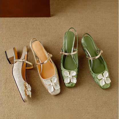 Maria Apollonia | Slingback Donna con Tacco Largo