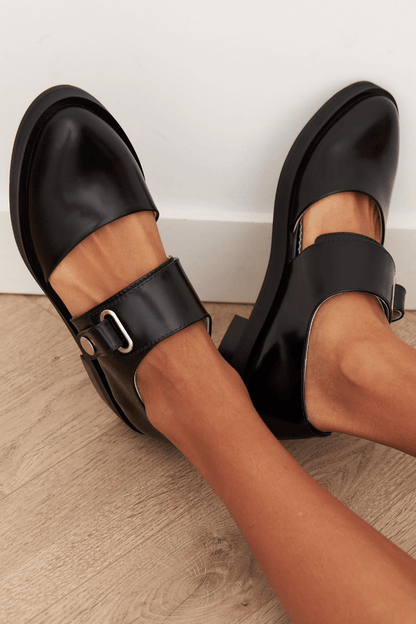 Gilberta scarpe mary jane donna con cinturino largo e fibbia, foto 3