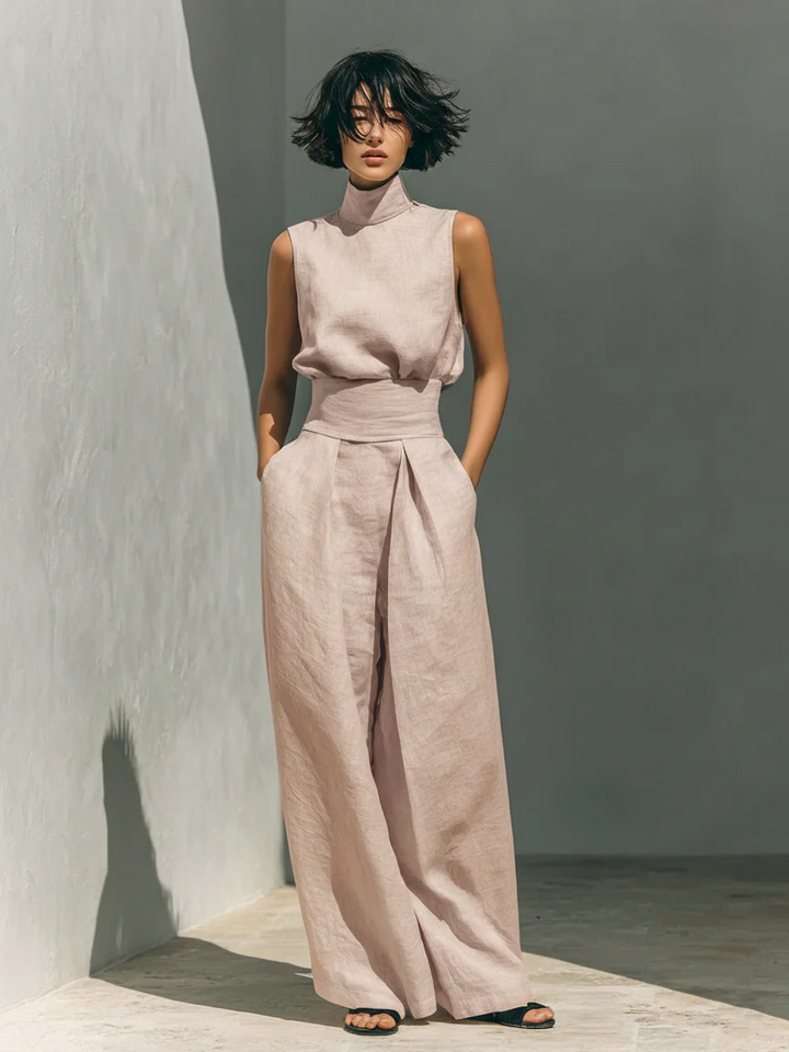 Rachele | Completo con top e pantalone ampio
