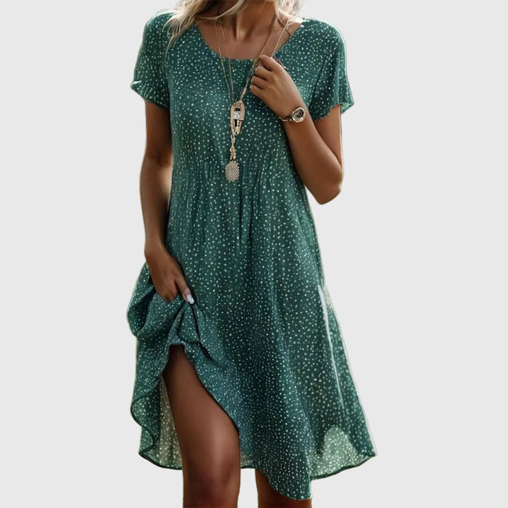 Giulia | Abito midi con maniche strutturate