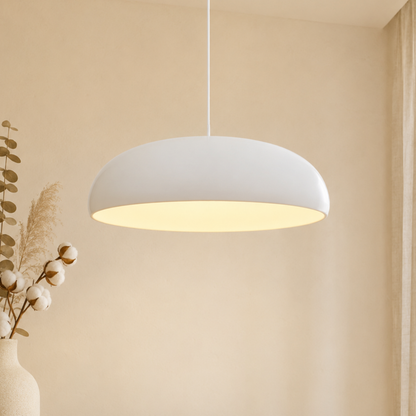 Lampada a sospensione a cupola in alluminio minimalista scandinava