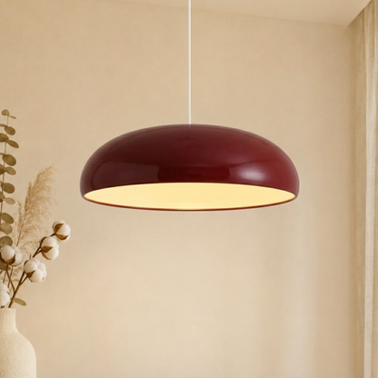 Lampada a sospensione a cupola in alluminio minimalista scandinava