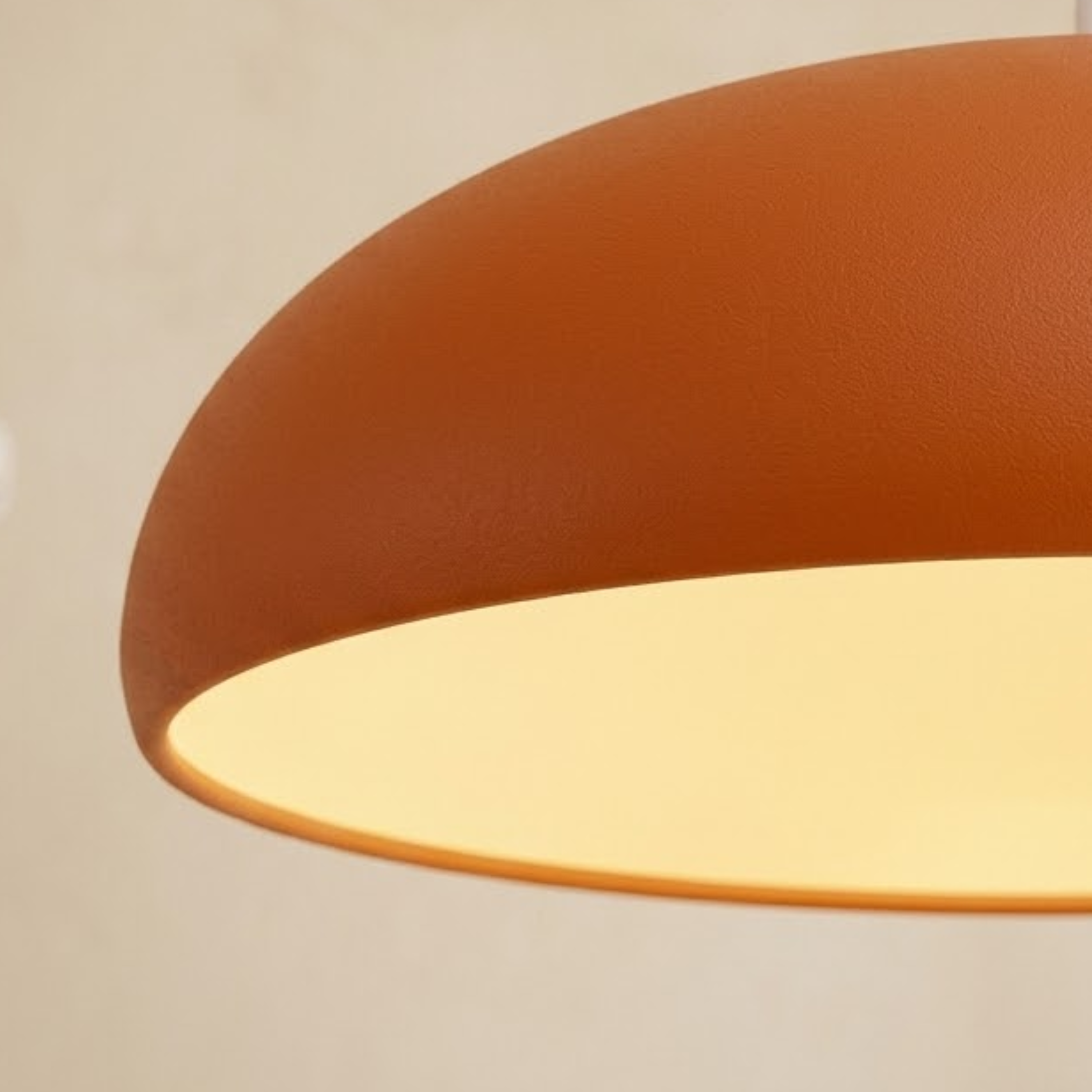 Lampada a sospensione a cupola in alluminio minimalista scandinava