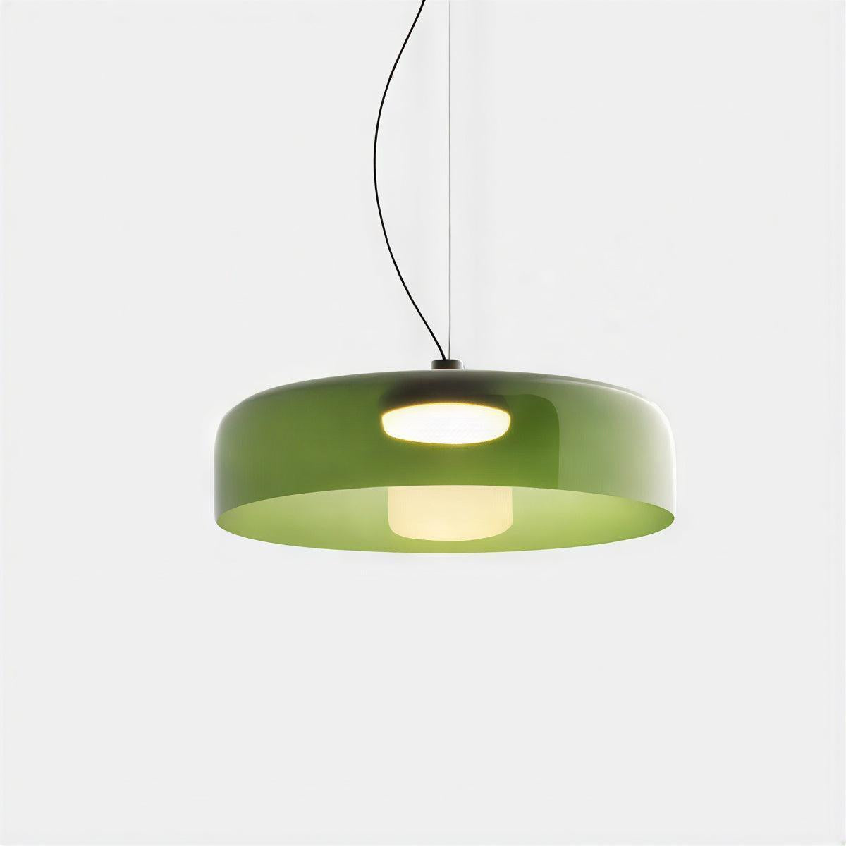 Lampada a sospensione in vetro stile Bauhaus da soffitto