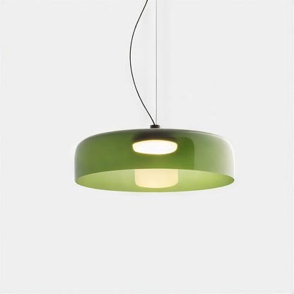 Lampada a sospensione in vetro stile Bauhaus da soffitto