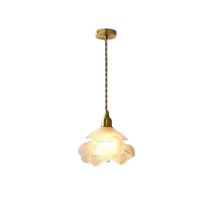 Lampada a sospensione LED bianca a forma di fiore