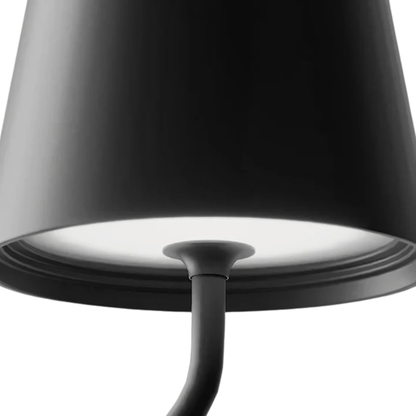 Lampada a sospensione LED minimalista ad anello con paralume conico