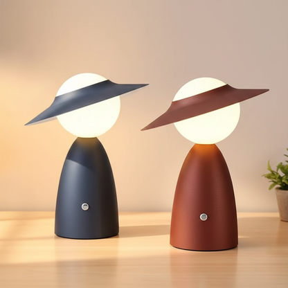 Lampada da comodino LED moderna dimmerabile touch con ricarica wireless per smartphone