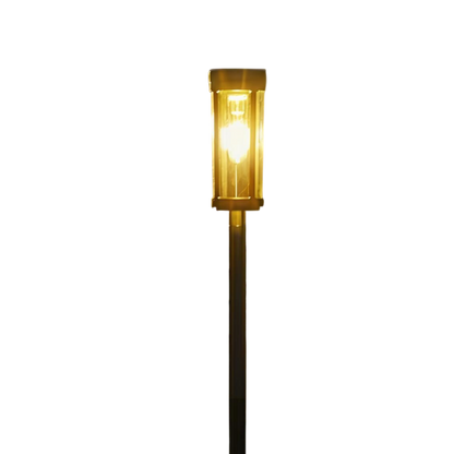 Lampada da giardino solare a fiaccola con picchetto, 65 cm