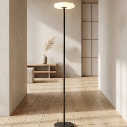 Lampada da giardino solare nera a LED da terra per vialetti e terrazze