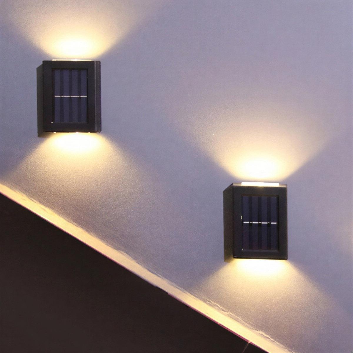 Lampada da giardino solare per recinzione, esterni e cortile