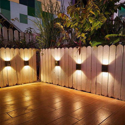 Lampada da giardino solare per recinzione, esterni e cortile