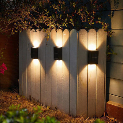 Lampada da giardino solare per recinzione, esterni e cortile