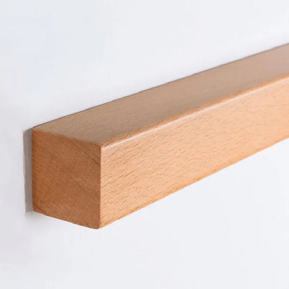 Lampada da parete LED lineare in legno a barra per specchio da bagno minimalista