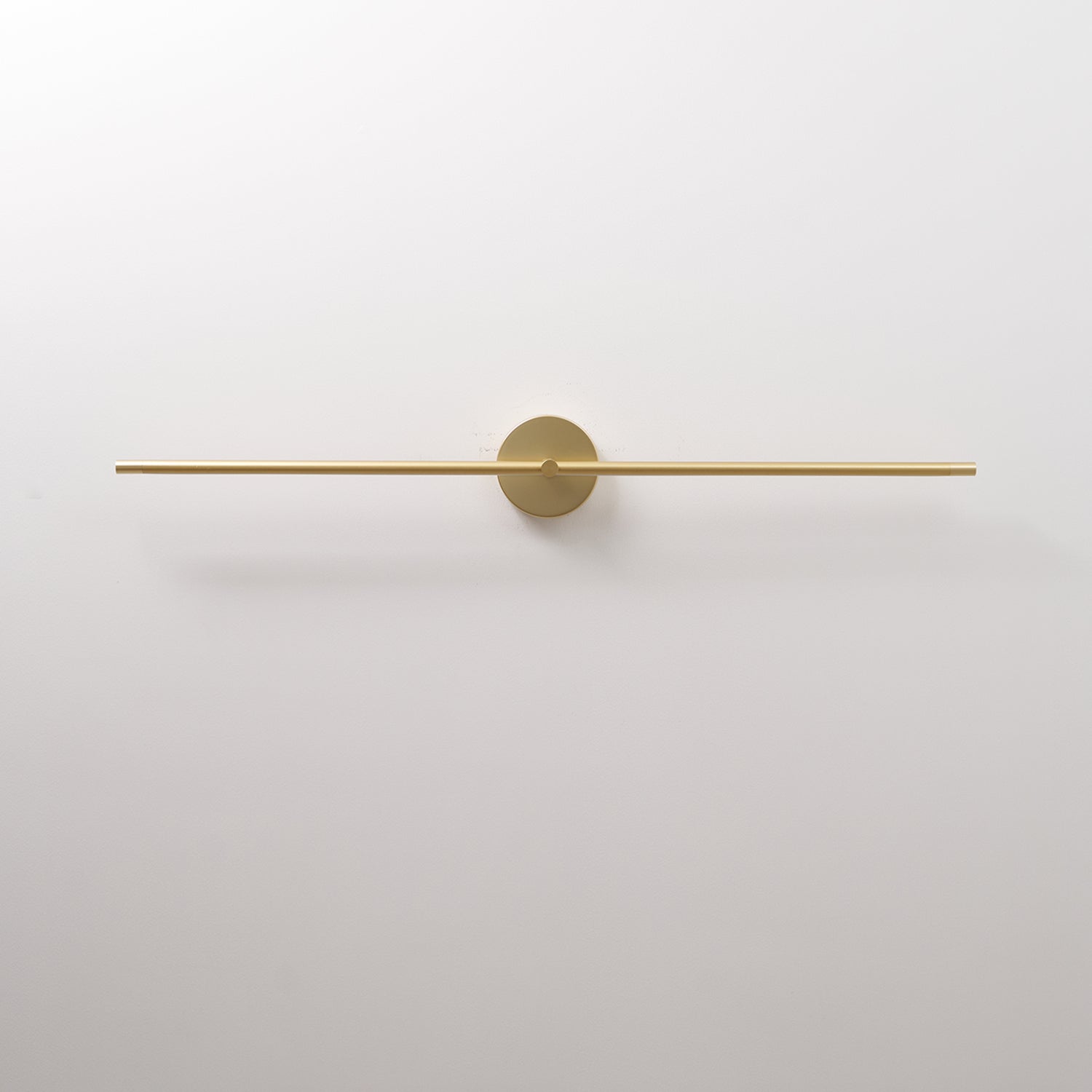 Lampada da parete LED lineare minimalista a doppia estremità, applique nero e oro