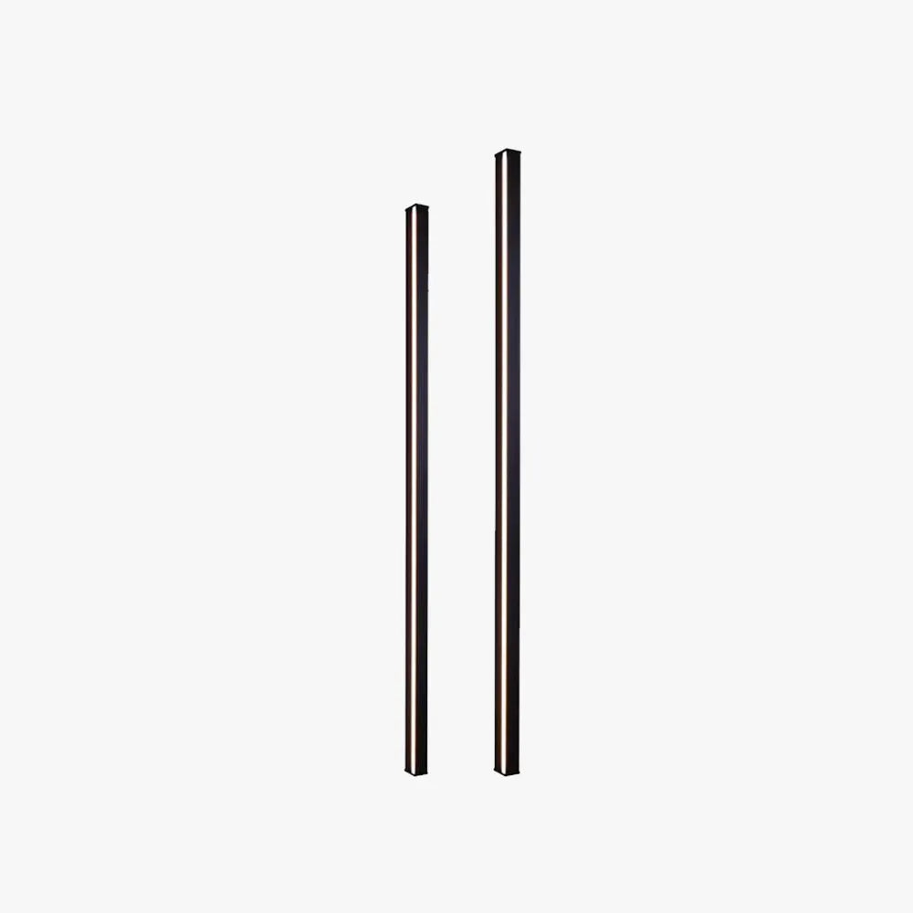 Lampada da parete LED lineare minimalista in metallo, applique oro, nero e bianco