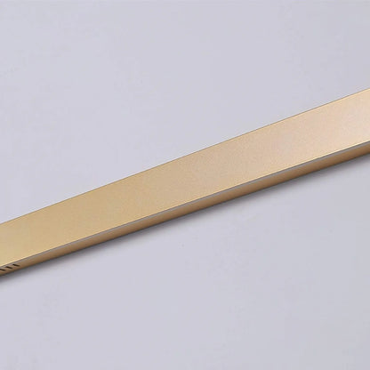 Lampada da parete LED lineare minimalista in metallo, applique oro, nero e bianco