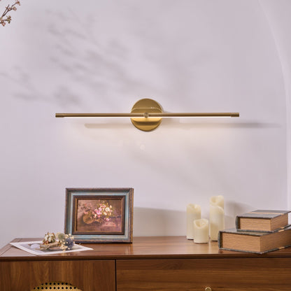 Lampada da parete LED lineare sottile ricaricabile senza fili con interruttore touch