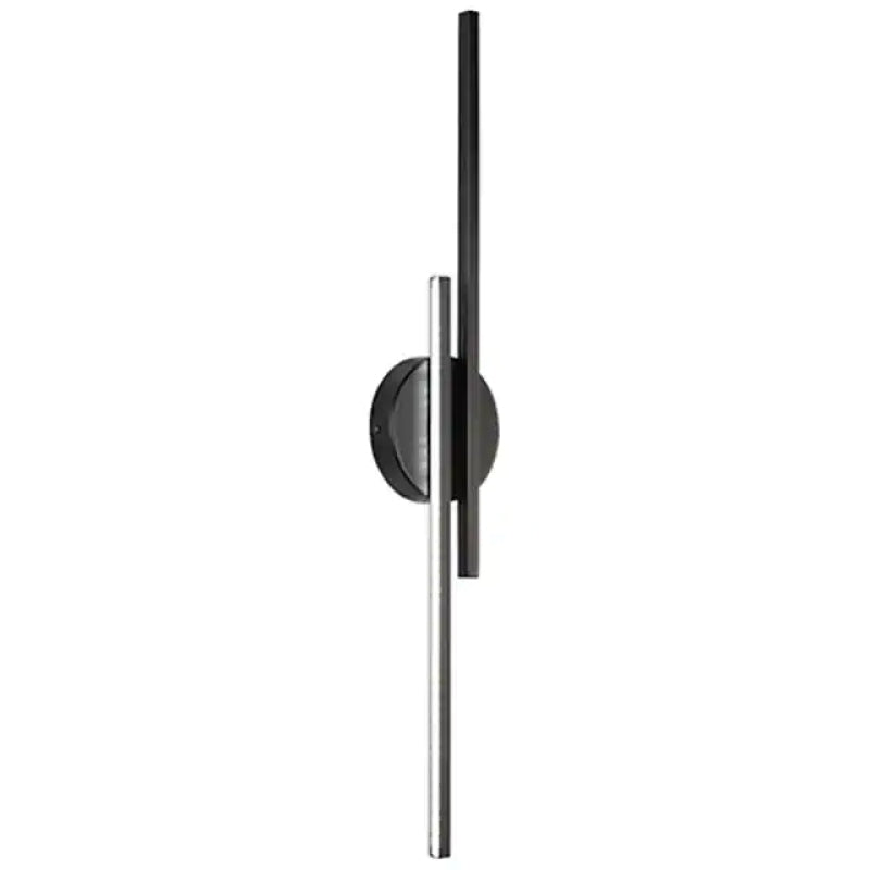 Lampada da parete LED moderna con disco e asta lineare, applique minimalista in metallo