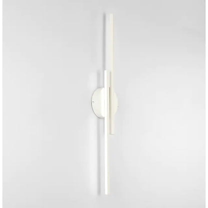 Lampada da parete LED moderna con disco e asta lineare, applique minimalista in metallo