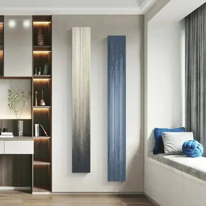 Lampada da parete LED moderna con finitura in legno
