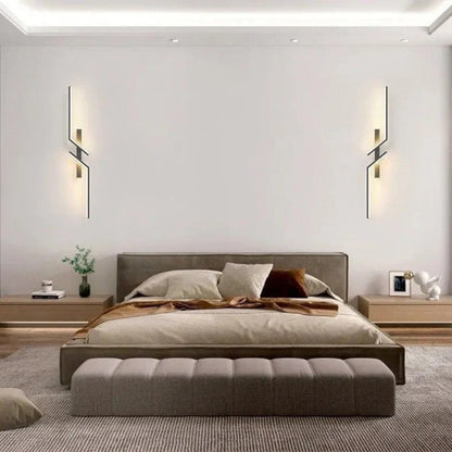 Lampada da parete LED moderna dal design geometrico