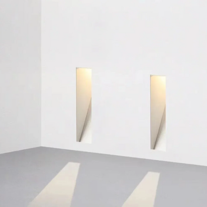 Lampada da parete LED nordica in acciaio inox per scale e gradini