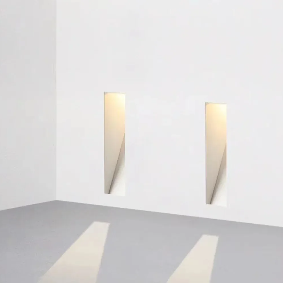 Lampada da parete LED nordica in acciaio inox per scale e gradini