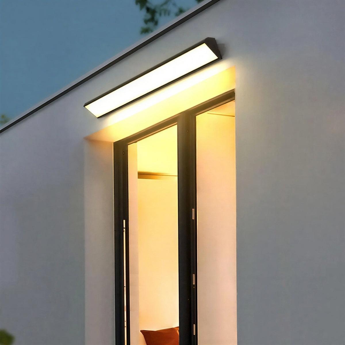 Lampada da parete per esterni a luce verso il basso per patio e ingresso