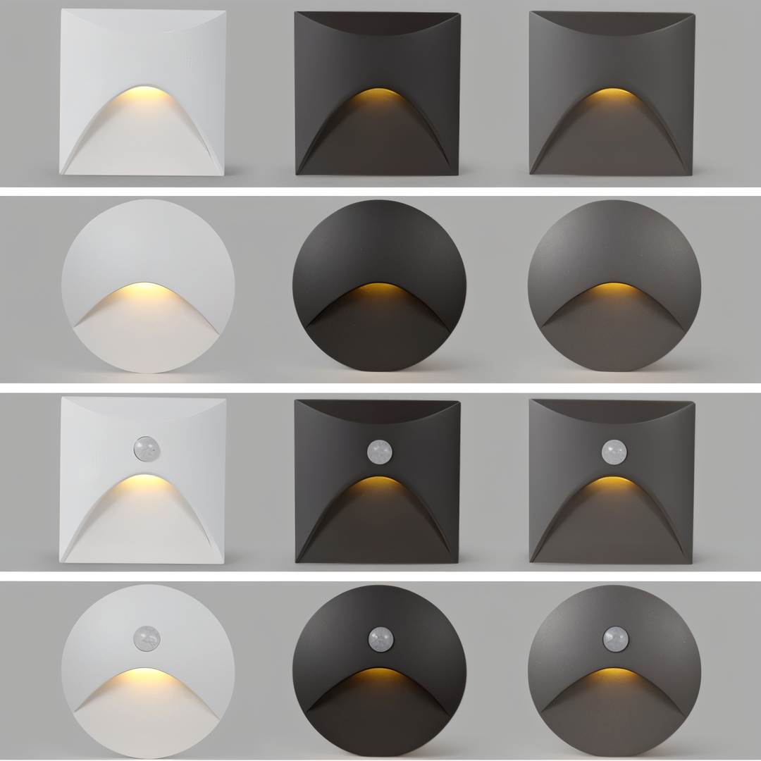 Lampada da parete per esterni LED IP65 con sensore di movimento