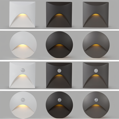 Lampada da parete per esterni LED IP65 con sensore di movimento