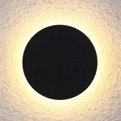 Lampada da parete per esterni LED minimalista tonda e quadrata nera e bianca