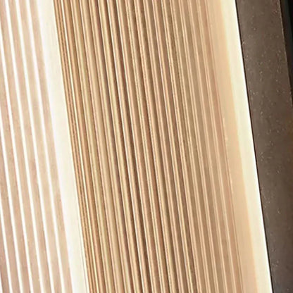 Lampada da parete per esterni rettangolare nera in acrilico rigato, moderna da giardino e portico