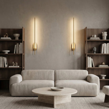 Lampada da parete scandinava moderna in ferro con LED