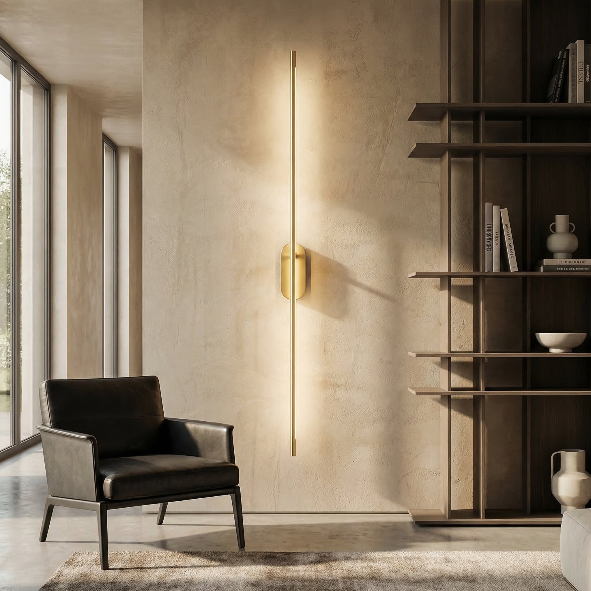 Lampada da parete scandinava moderna in ferro con LED