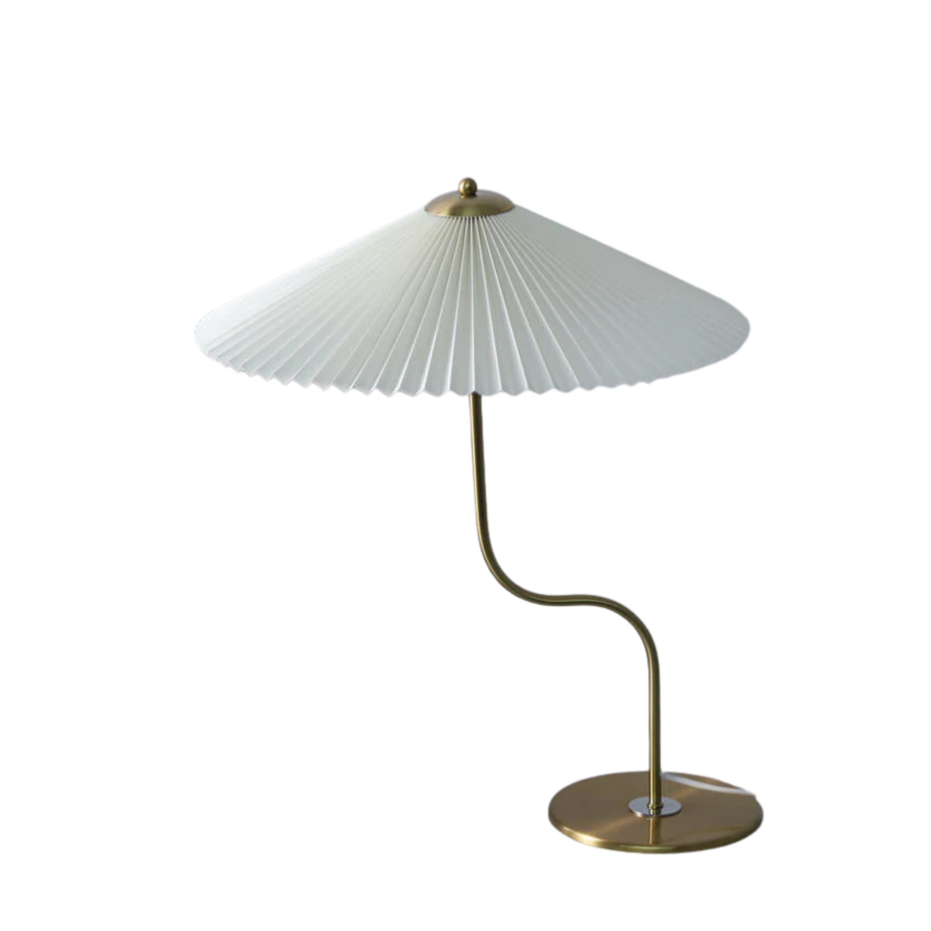 Lampada da tavolo retrò dimmerabile con paralume plissettato a ombrello e controllo touch