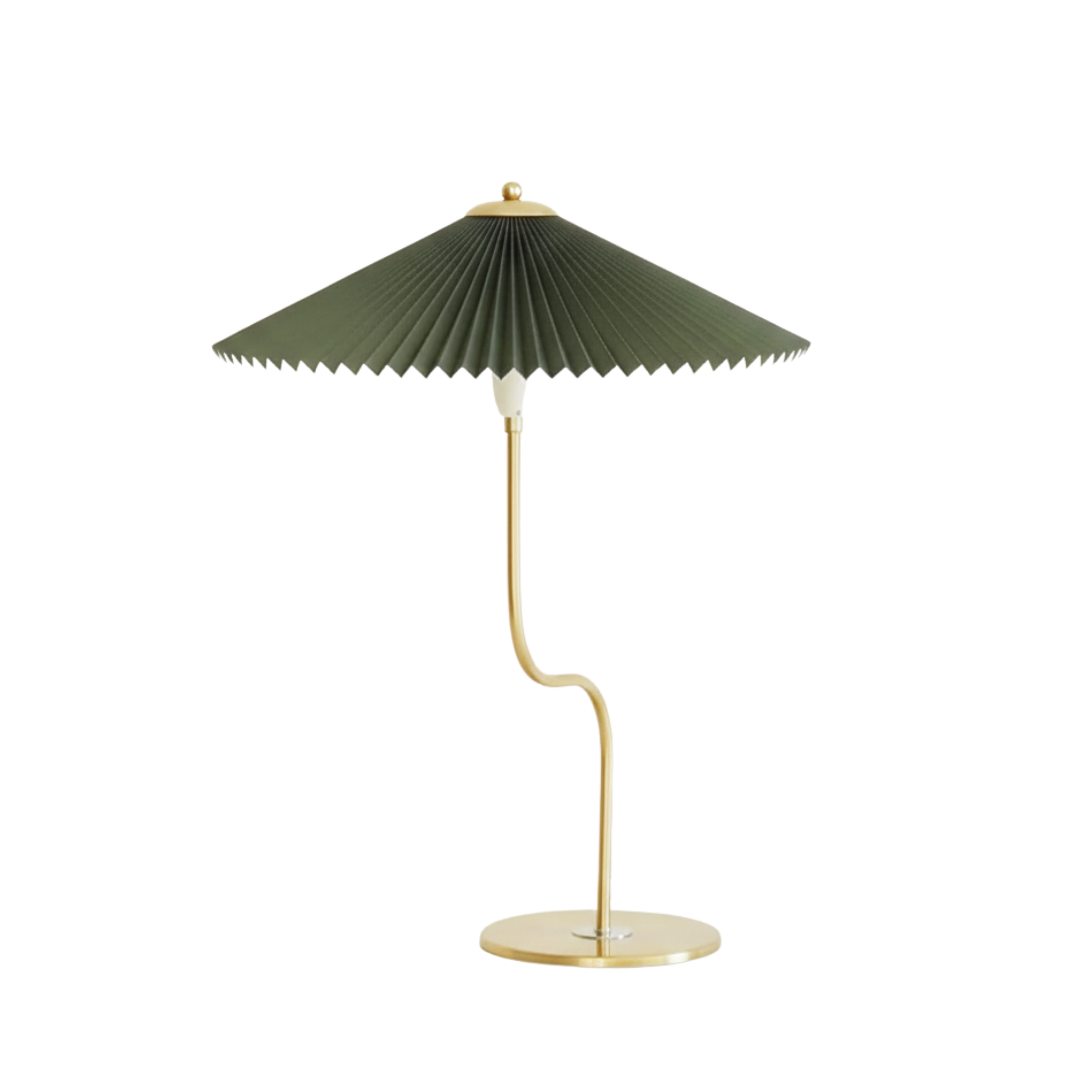 Lampada da tavolo retrò dimmerabile con paralume plissettato a ombrello e controllo touch