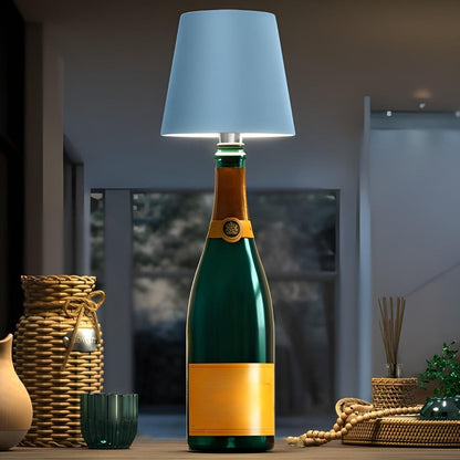 Lampada da tavolo senza fili per bottiglie con LED a batteria
