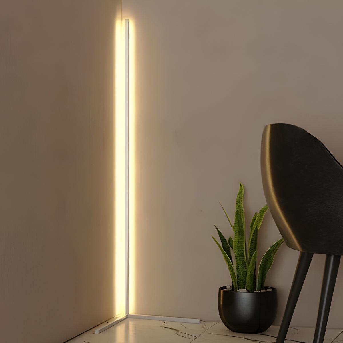 Lampada da terra moderna a barra dimmerabile con controllo della temperatura della luce