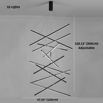 Lampadario contemporaneo da ingresso Cora