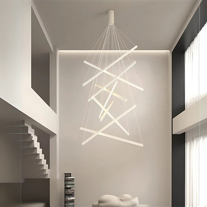 Lampadario contemporaneo da ingresso Cora